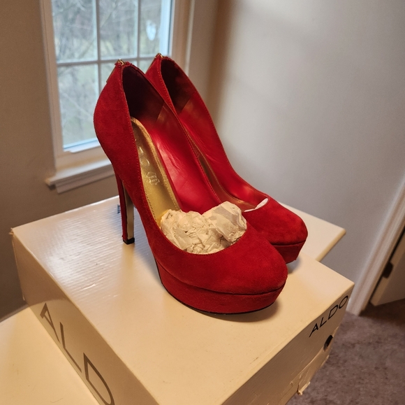 Aldo Shoes - Red Aldo Heels